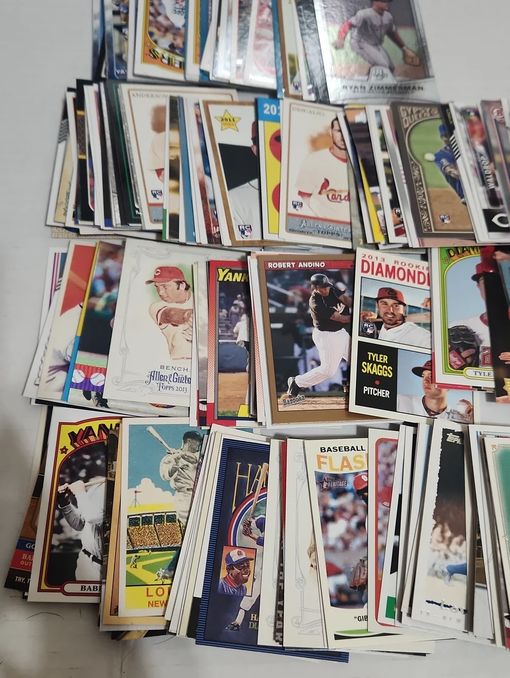 Baseball Trading Card Lot Approx 480 Cards